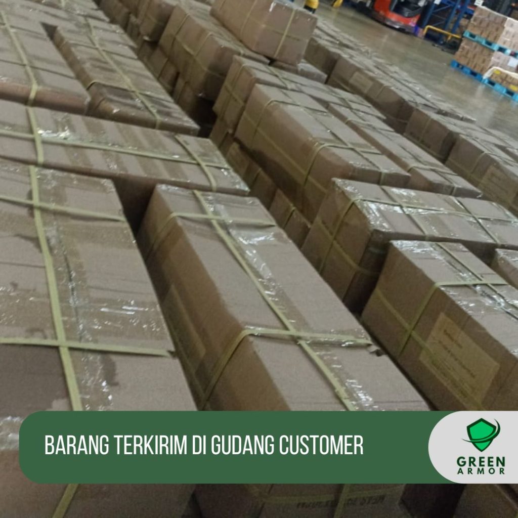 Pallet cover terkirim ke gudang customer